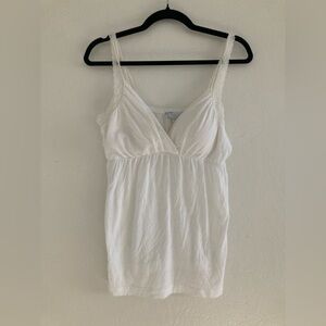 Currants Womens Lace Baby Doll Tank Top Cotton Vampire Diaries Y2K Size Large